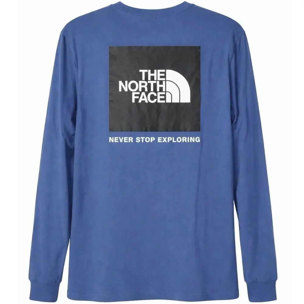 THE NORTH FACE Hit Gorpcore Long Sleeve Tee Shady Blue Medium